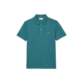 LACOSTE Logo-embroidered Cotton Polo Shirt