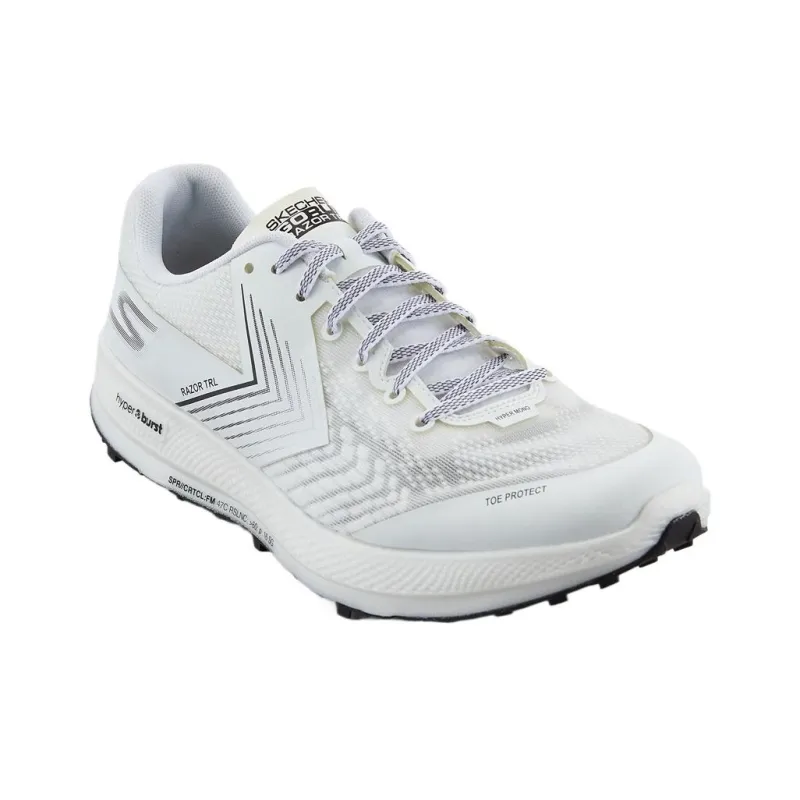 Skechers GO RUN RAZOR TRL Low Top Running Shoes Men's White-2