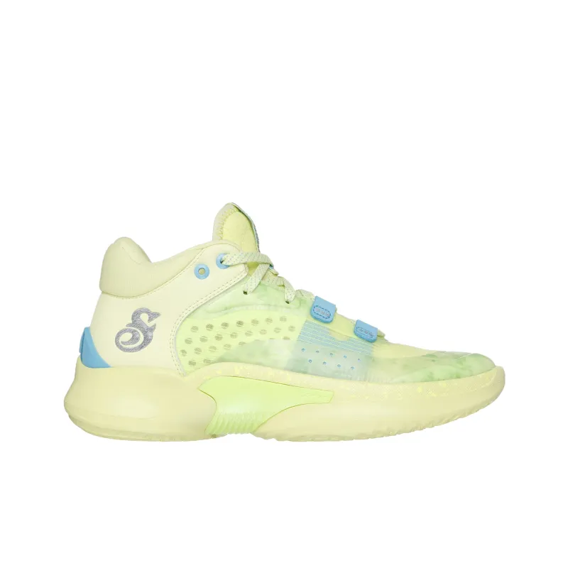 Snoop Dogg x Skechers SKX RESAGRIP Anti Slip Wear Resistant Low Top Basketball Shoes Women's Yellow-1