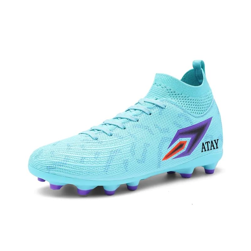 ATAY AG Rubber Short Studs TF Rubber Broken Studs Soft Ground Firm Ground Anti Slip Wear Resistant Soccer Shoes Unisex-12