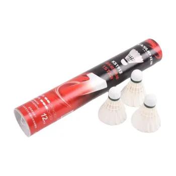 KASUP 12 Pack Water Duck Feather All Round Duck Feather Everyday Shuttlecocks