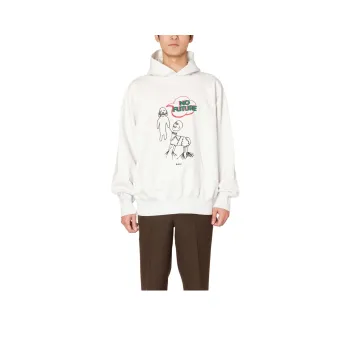 KOLOR Graphic print Cotton Hoodie