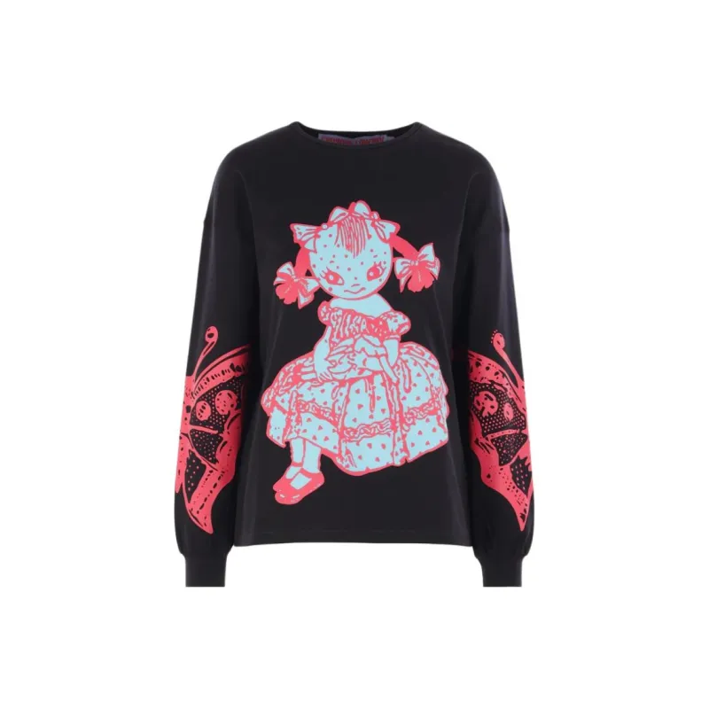 CHOPOVA LOWENA Dotty Graphic print Long sleeve Top-0