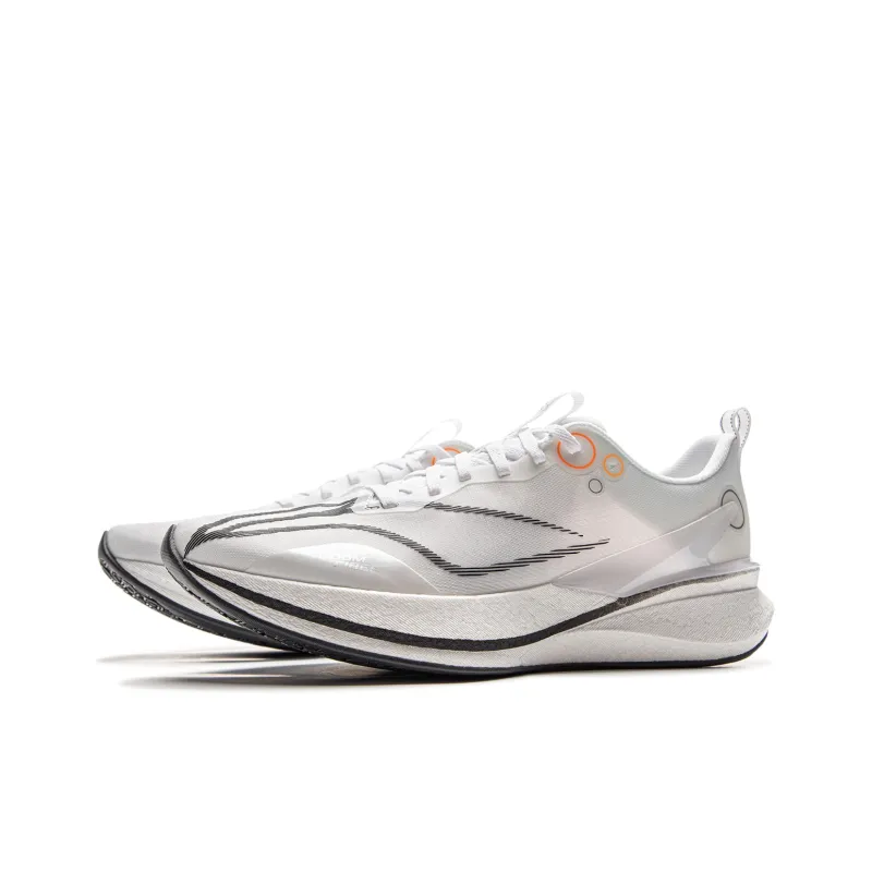 LiNing Red Hare 8PRO Slip Resistant And Abrasion Resistant Coverage Low Top Training Racing Running Shoes Men's White-2