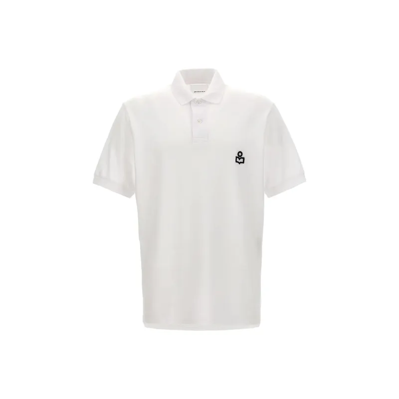 ISABEL MARANT Afko Cotton Polo Shirt-0