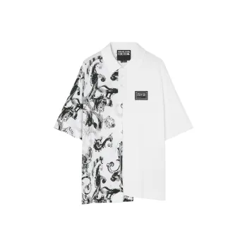 VERSACE JEANS COUTURE SS24 Polo Shirt Men's White