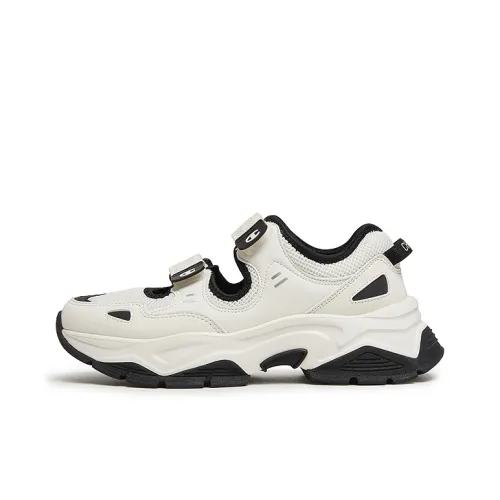 Champion Support Low Top Casual Shoes Women's Milk White/Black