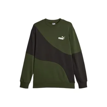 PUMA POWER Cat Crew Sweatshirt Men's Green
