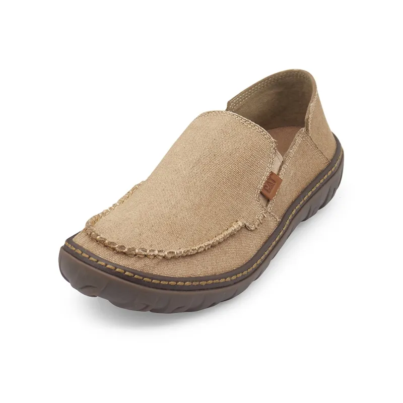 CAT Low Top Casual Shoes Men's Brown Yellow-1