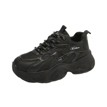 SHENGERLEIDE Abrasion Resistant Breathable Low Top Chunky Sneakers Women's