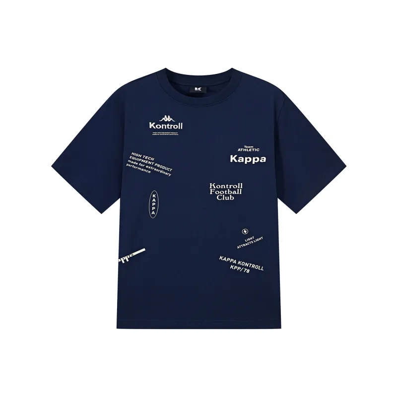 Kappa T Shirt Men's Meteorite Blue-0