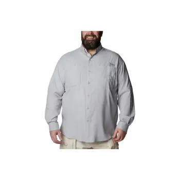 Columbia PFG Tamiami Shirts Men Cool Gray