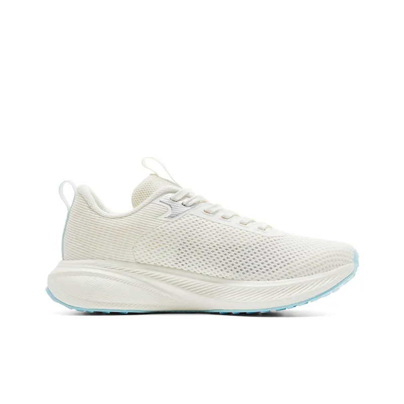 PEAK State Pole Anti Slip Wear Resistant Low Top Casual Running Shoes Unisex White Blue-1