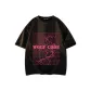 Black (Pink Text)