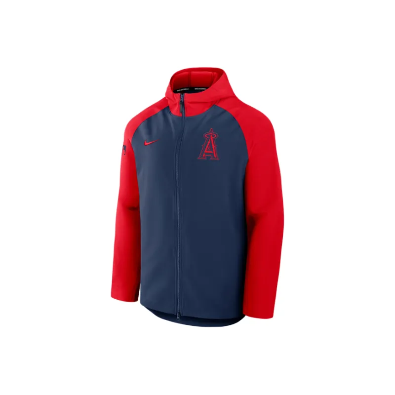 Nike Los Angeles Angels Authentic Collection Men's Nike Therma Mlb Full Zip Jacket-0