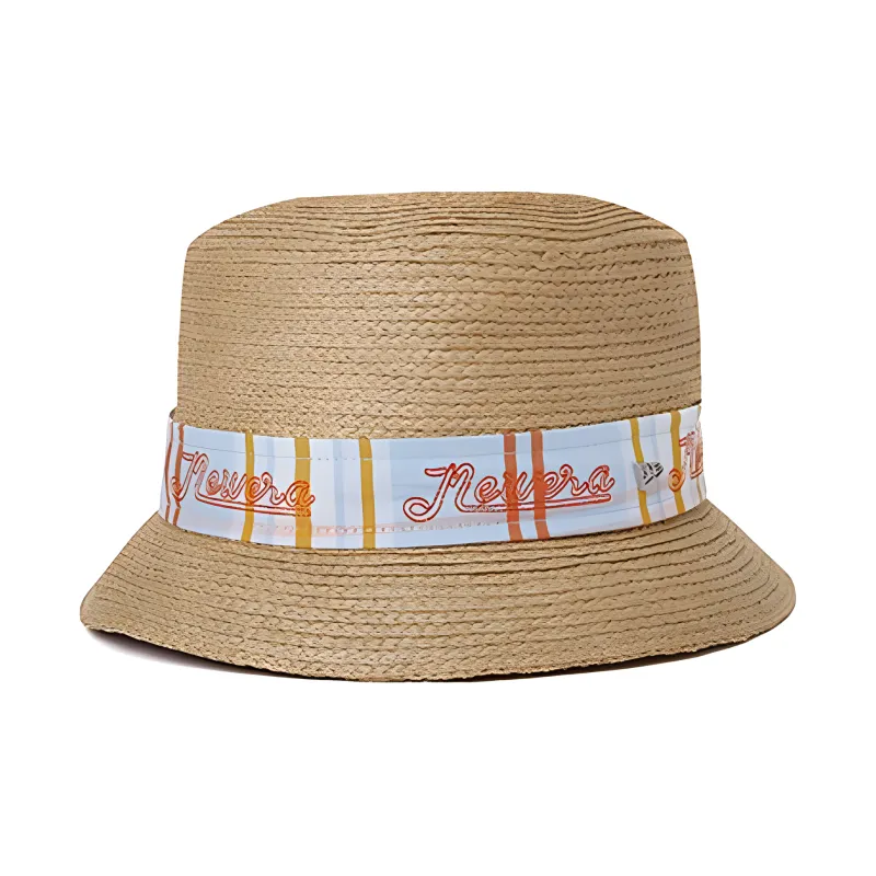 New Era Cellulose Material Bucket Hats Unisex Brown-0