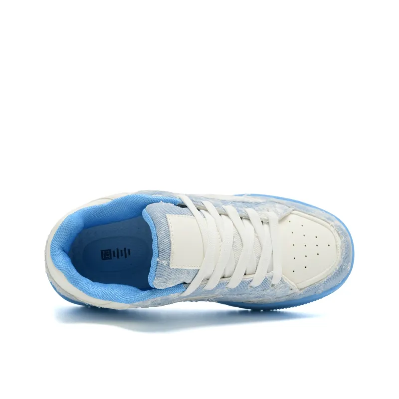 Circle Small Coverage Abrasion Resistant Lightweight Low Top Skateboard Shoes Unisex-4