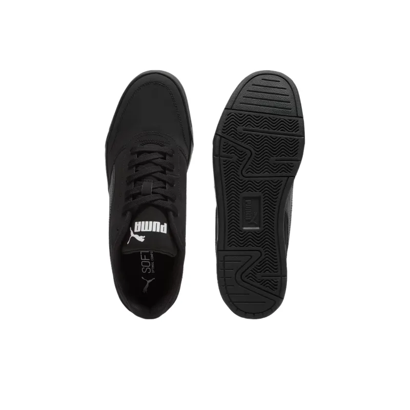 PUMA C Skate Low Top Skateboard Shoes Men's Black-3