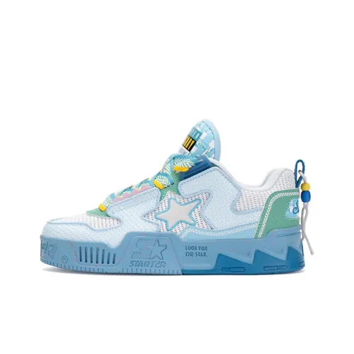 STARTER Vol 90s Low Top Skateboard Shoes Unisex Light Blue