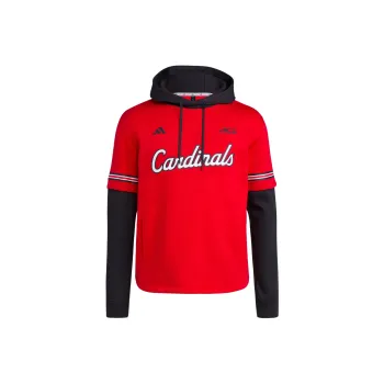 Adidas Free Shipping With AdiClub Louisville Cardinals Hooded Jersey
