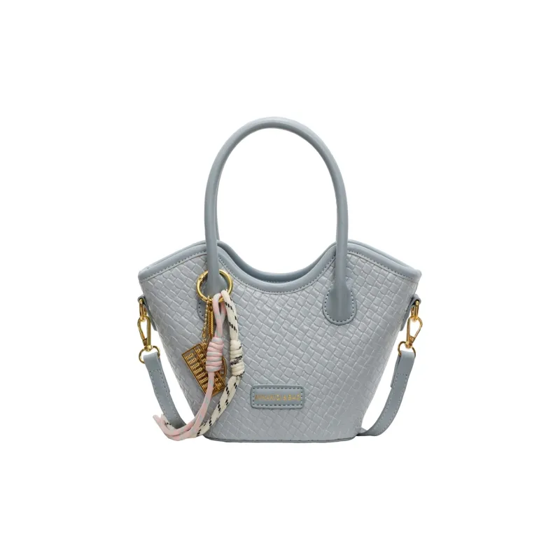PINK·LAND PU Crossbody Handbag Regular Women's Black/Light Blue/Pink/Ecru/Silver-7