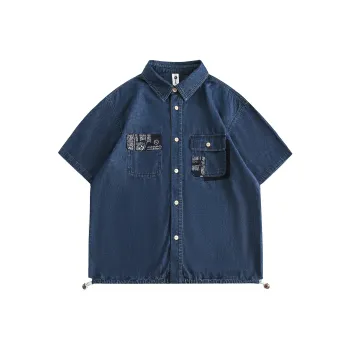 Columtomy Shirt Unisex Denim Blue