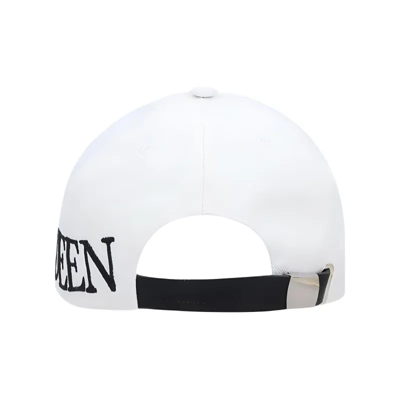 Alexander McQueen Logo Embroidered Baseball Cap-2