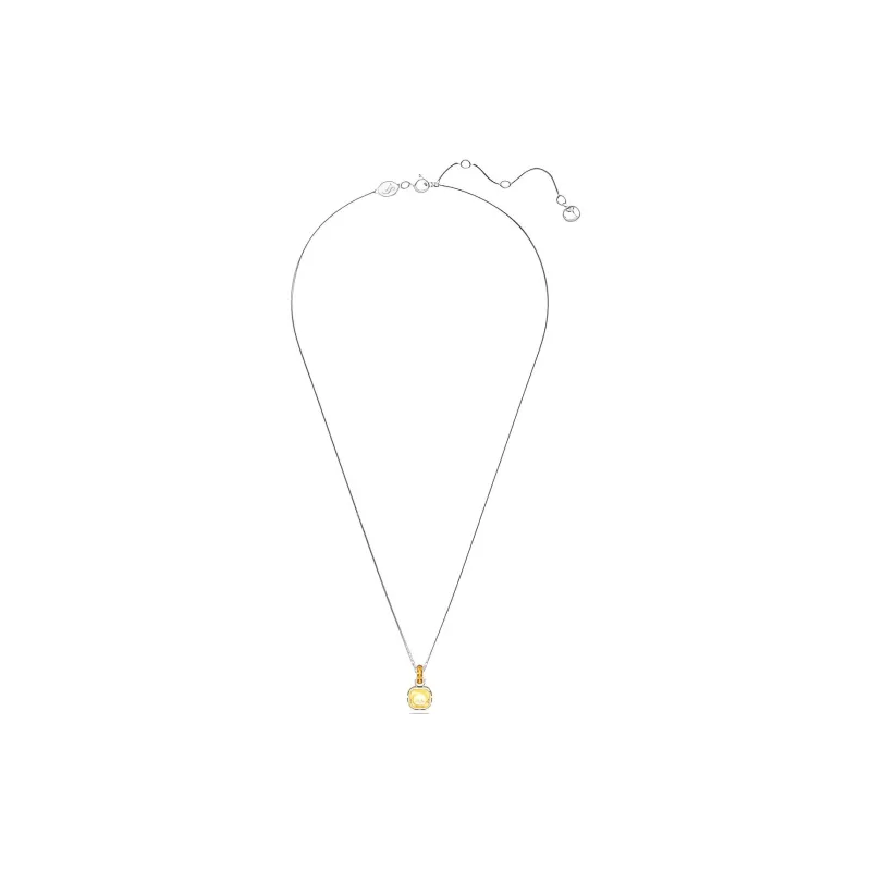 Swarovski Birthstone Necklaces Women's Yellow-2