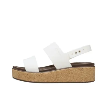 Crocs Brooklyn One Strap Sandals 4.5cm Women's White
