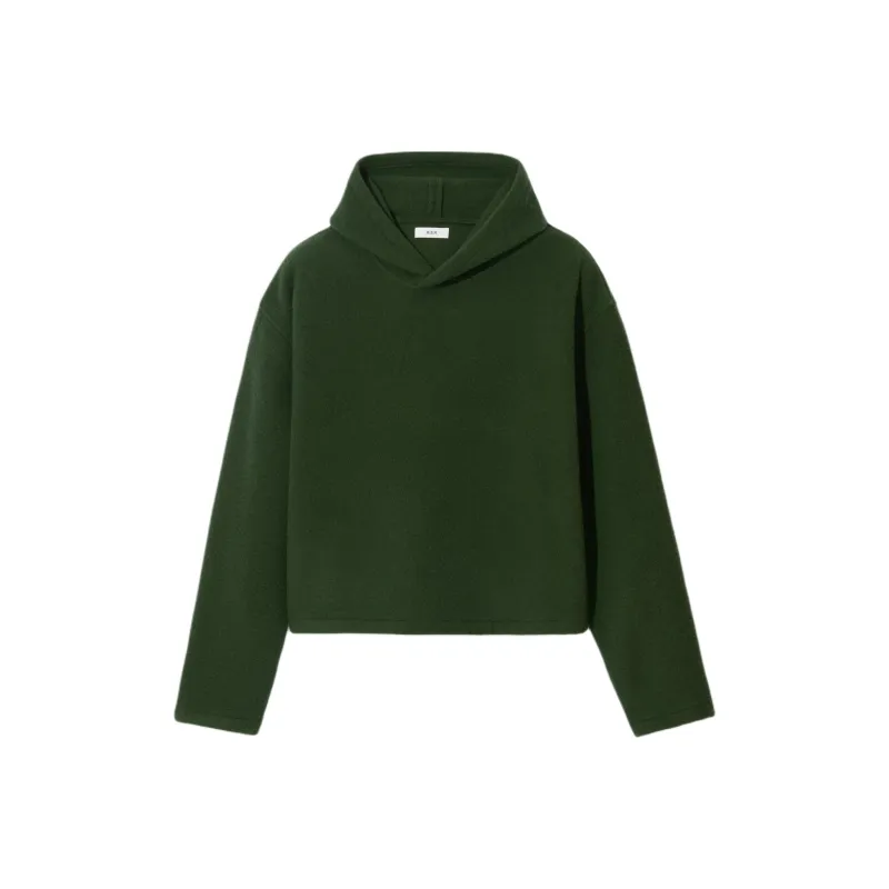 RIER Fleece Cropped Hoodie-0