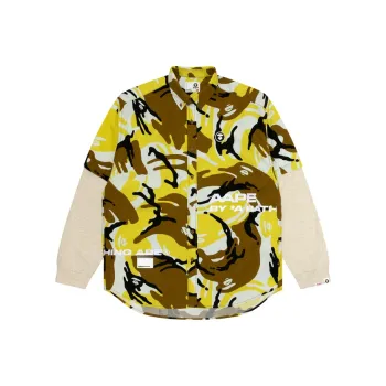 Aape Shirts Men Neon Green YEN