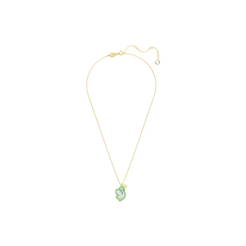 Swarovski Gold Tone Plated Chain Pendant Women's-2