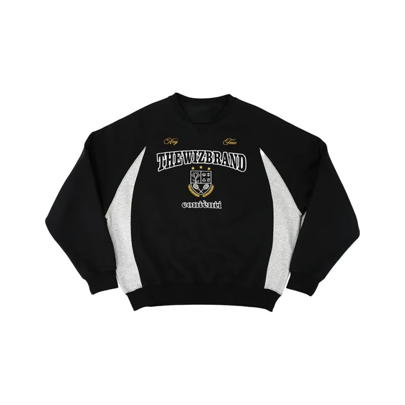 THEWIZBRAND Sweatshirt Unisex Black Gray Color-0