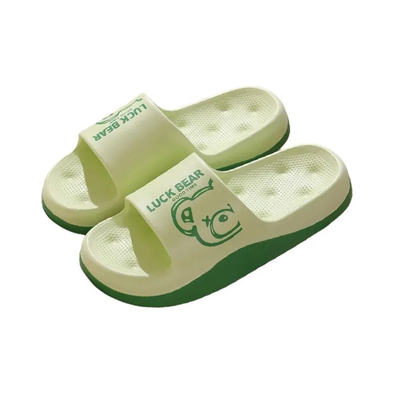 Ke Jiayi Platform Slippers For Dormitory & Indoor Home, Cute Outerwear, Slip Resistant, Odor Free, Cool Slippers-5