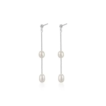 ZHENZHUAOMI Pearl Earrings Women's