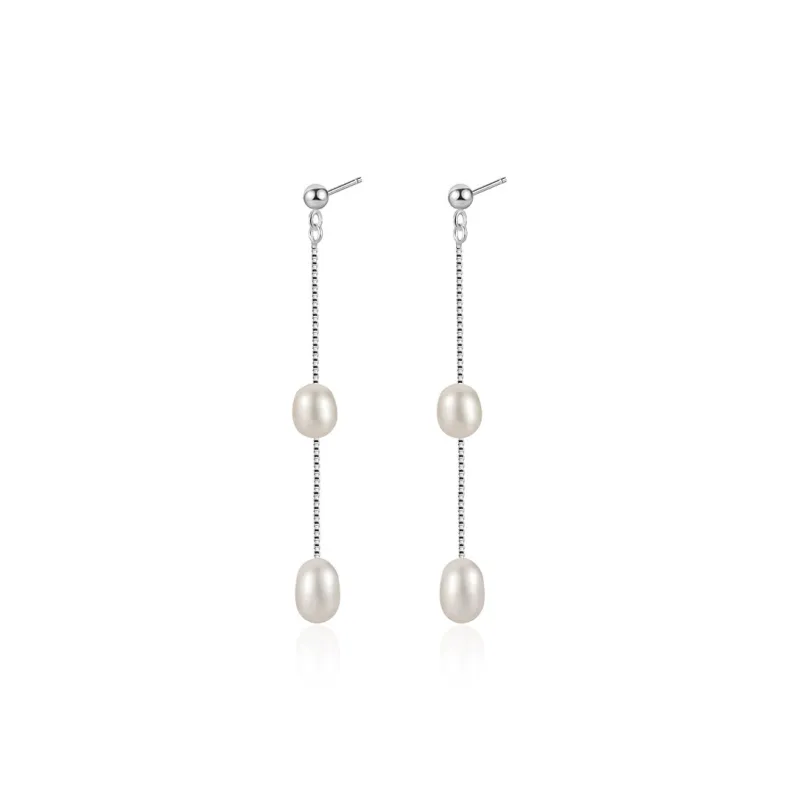 ZHENZHUAOMI Pearl Earrings Women's-0