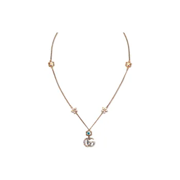 GUCCI Necklaces Women's Antique Gold