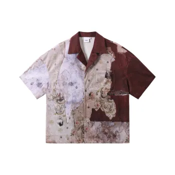 KREATE Shirts Unisex Vintage Wallpaper