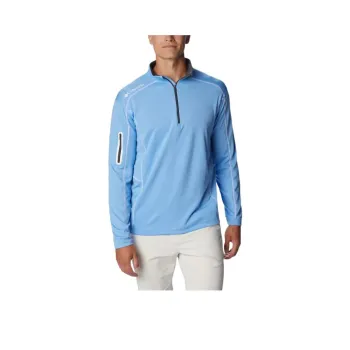 Columbia Shotgun Quarter Zip Sweatshirt Men's Light Blue