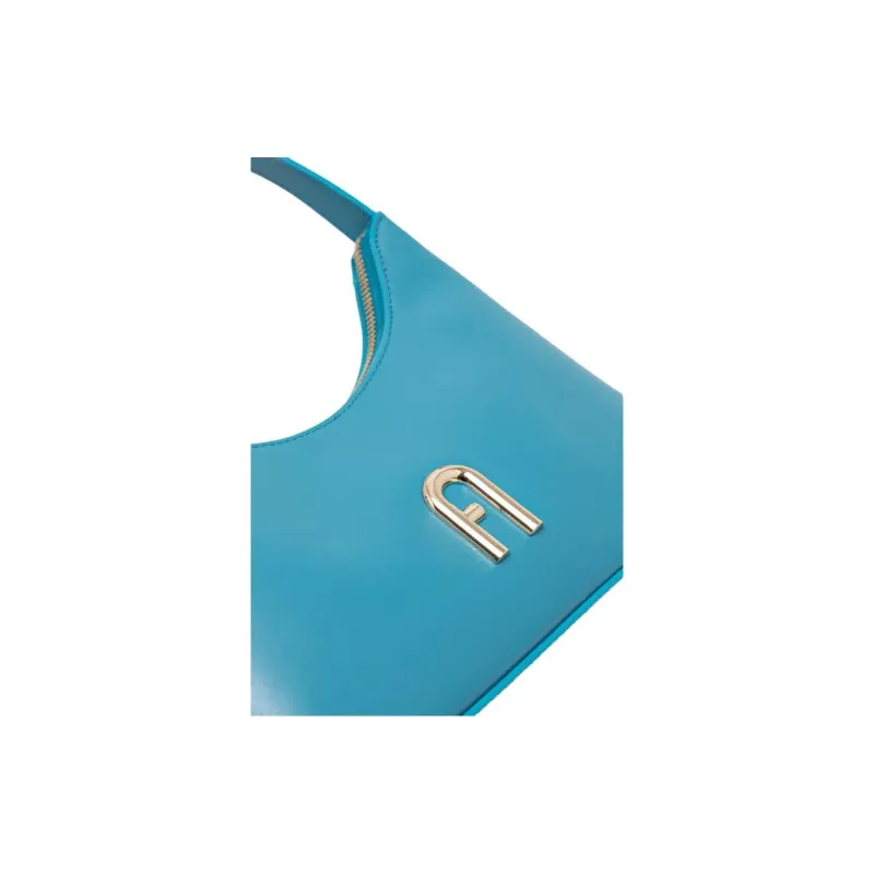 Furla Leather Handbag, Shoulder Bag Women's Blue-3