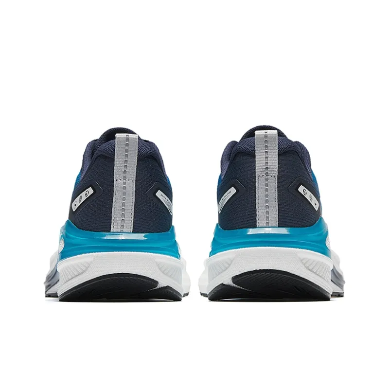 CHAOJIANTA Anti Slip Wear Resistant Low Top Casual Running Shoes Men's White Blue-3