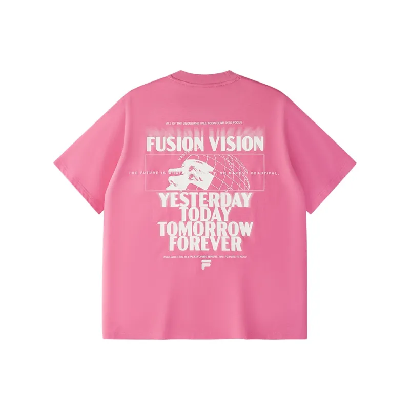 FILA FUSION FILA FUSION X T Shirt Unisex Beauty Red PC-1