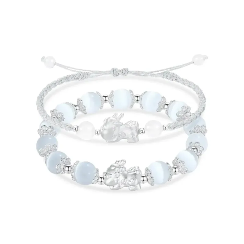 Asia Star S999 Silver Bracelets Unisex-7