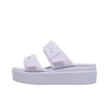 Crocs Brooklyn EVA Abrasion Resistant Slide Slippers Women's Purple