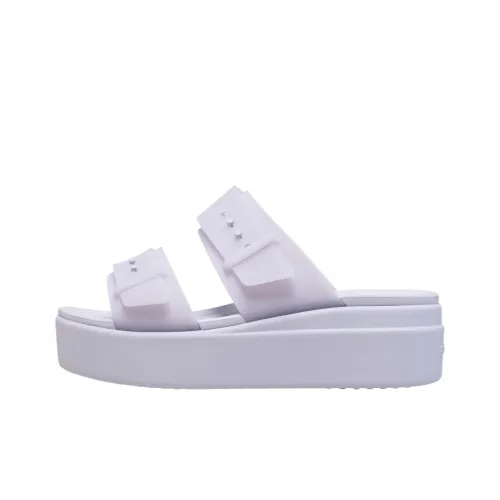Crocs Brooklyn EVA Abrasion Resistant Slide Slippers Women's Purple