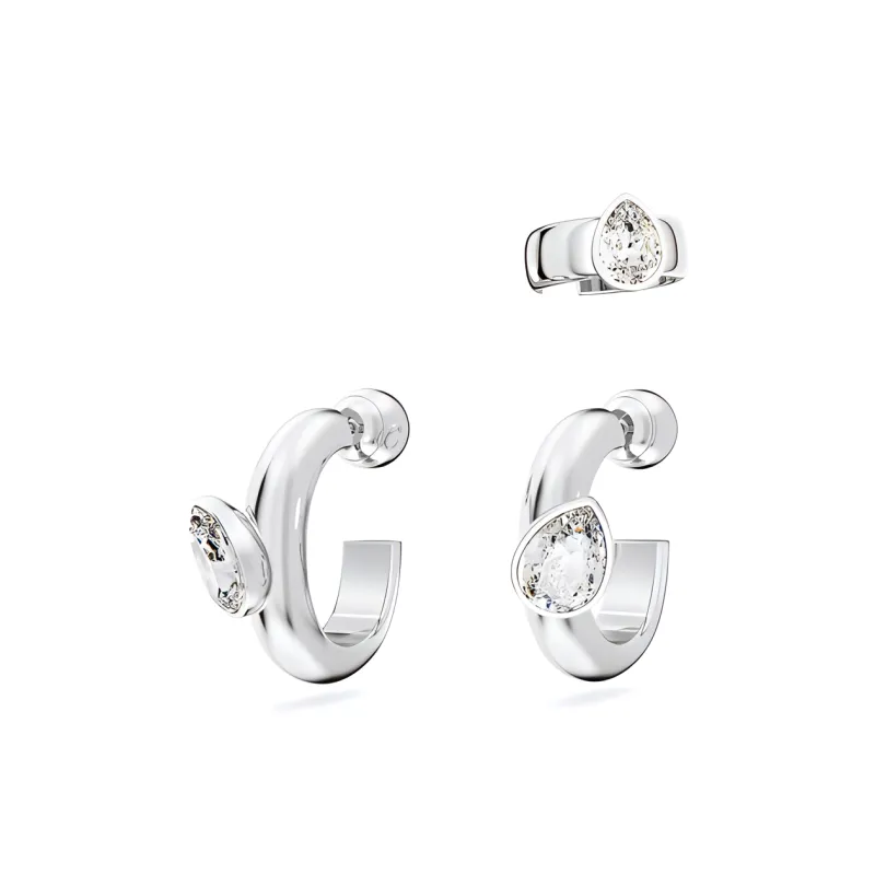 Swarovski Earrings Women's Silver-2