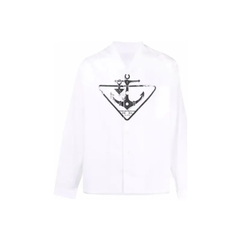 PRADA Shirts Men White-0