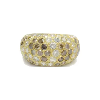 Cartier 18kt Yellow Gold Sauvage Diamond Ring