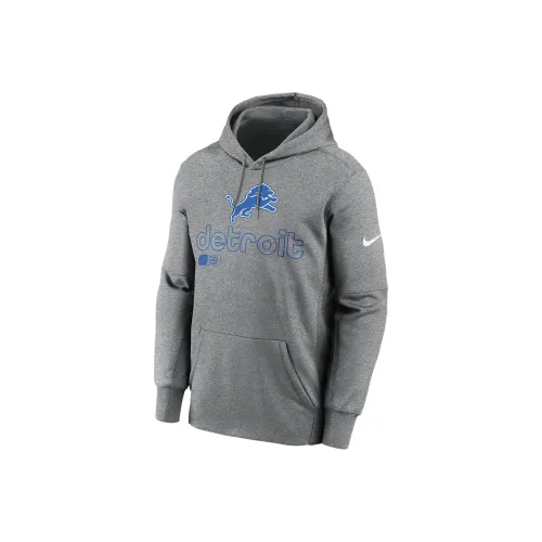 Nike Detroit Lions Men's Nike Therma Nfl Pullover Hoodie