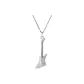Silver plated with white gold